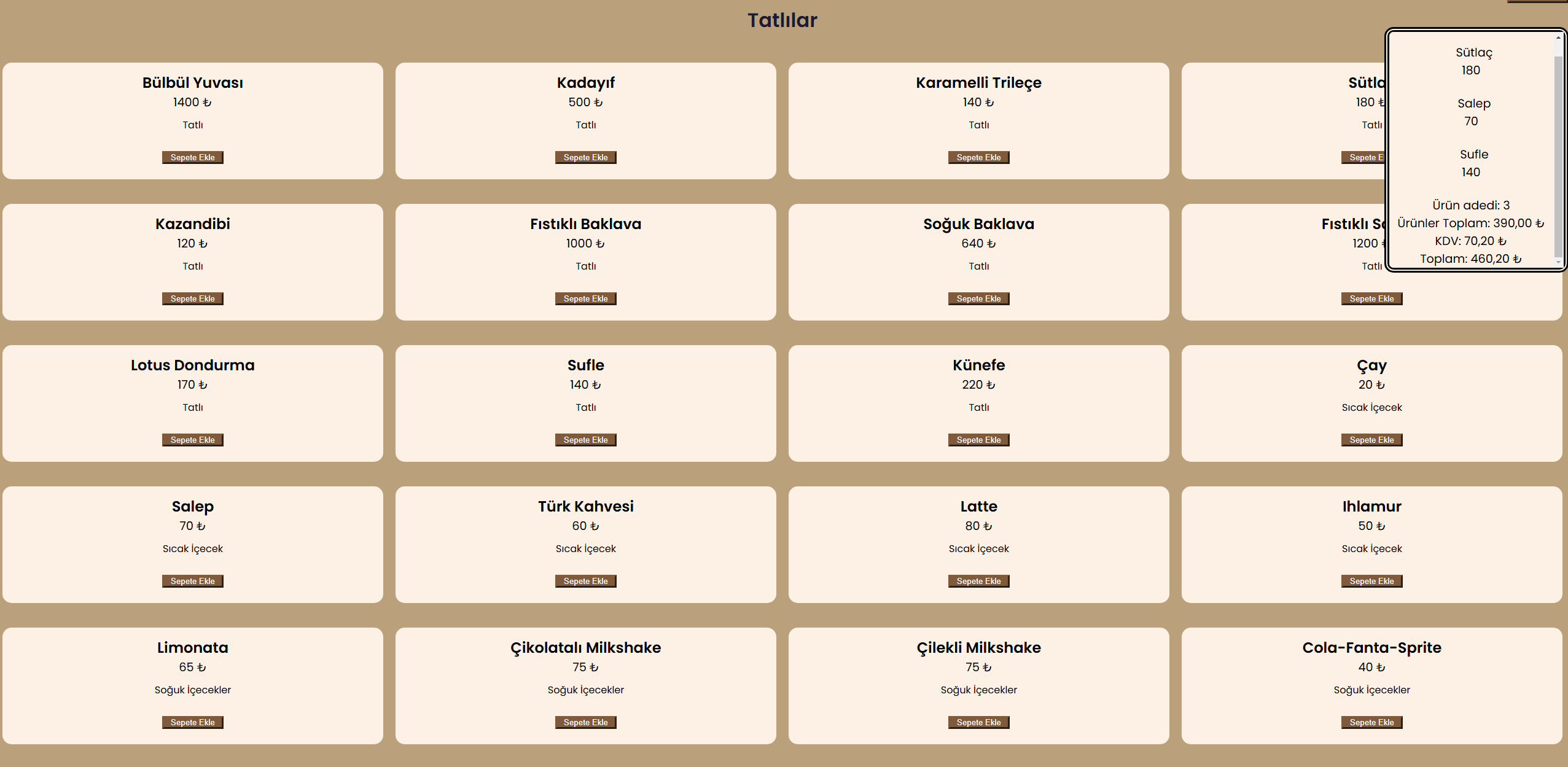 Image of Shopping Cart Project